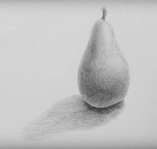Нарисованная груша