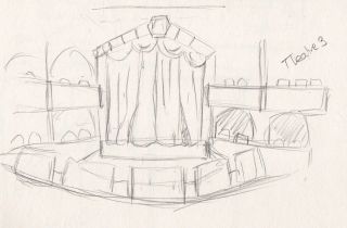 Эскиз сцены