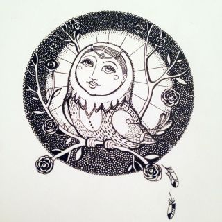 Сирин эскиз