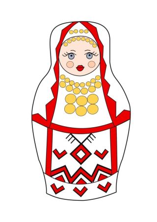 Мордва раскраска