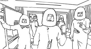 Раскраска глента