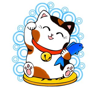 Манеки неко рисунок