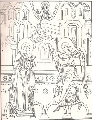 Икона раскраска