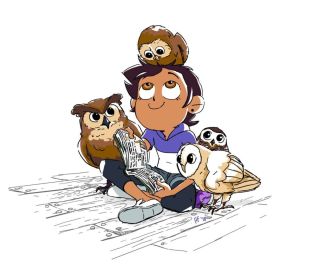 Совиный дом рисунки