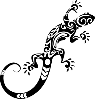 Саламандра эскиз