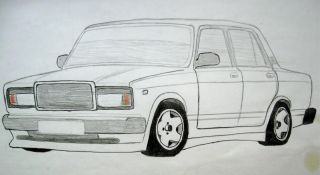 Семерка рисунок