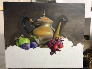 Чайник натюрморт