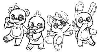 Раскраска фнаф