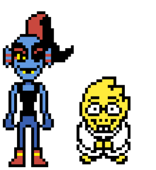 Андайн пиксель арт