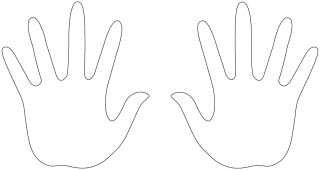 Шаблон руки
