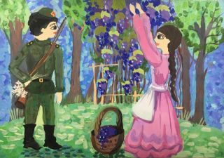 Смуглянка рисунок