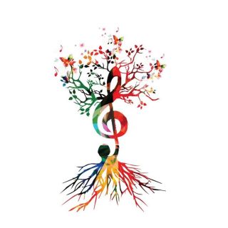 Музыкальное дерево рисунок