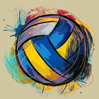 Волейбол мяч рисунок
