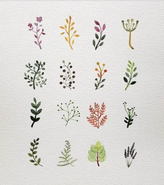 Маленькие цветы для срисовки