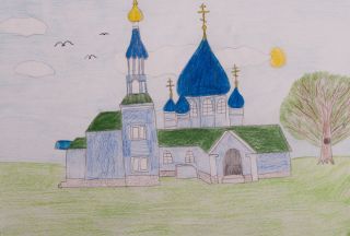 Рисунки древние соборы