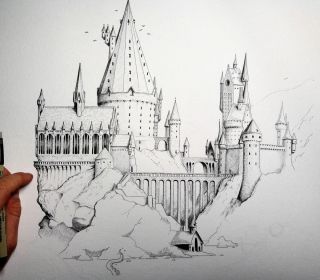 Крепость карандашом