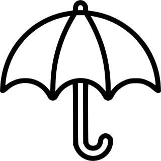 Зонт шаблон для вырезания