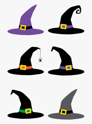 Шляпа ведьмы рисунок на хэллоуин