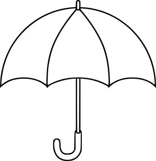 Зонт шаблон