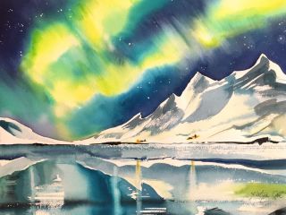 Краски арктики рисунок