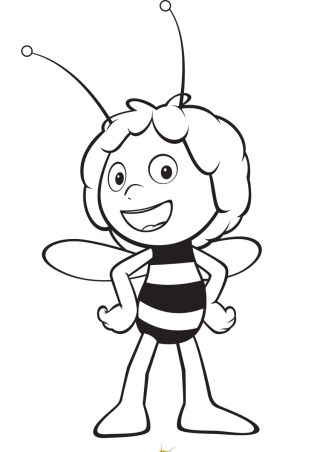 Пчелка майя рисунок для детей