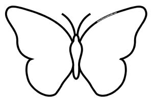 Эскиз бабочки легкий
