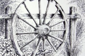 Нарисованное колесо