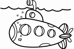 Подводная лодка рисунок