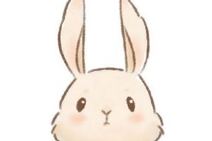 Новогодний кролик рисунок карандашом