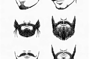 Нарисованная борода