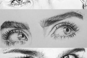 Глаз человека рисунок карандашом