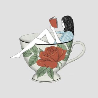 Чашка с чаем рисунок