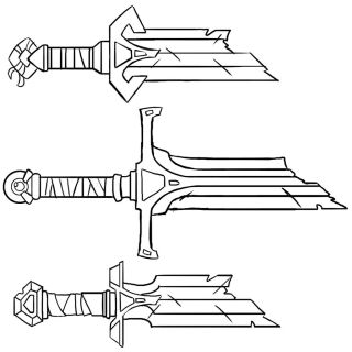 Нарисованный меч