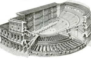 Рисунок древнегреческого театра
