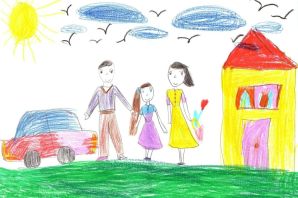 День семьи рисунки детей