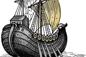Корабль норманнов рисунок
