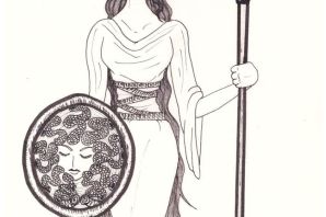 Богиня афродита рисунок