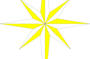 Вифлеемская звезда рисунок