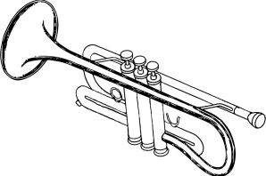 Труба музыкальный инструмент рисунок