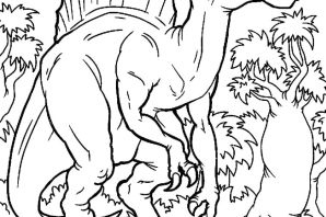 Цератозавр раскраска