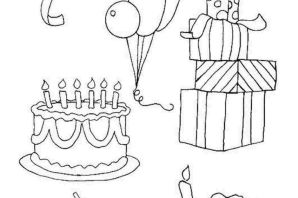 Раскраска с днем рождения для мальчика