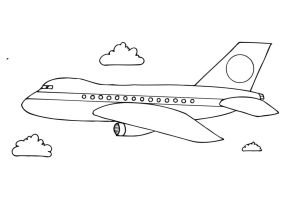 Самолетик рисунок легкий