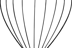 Рисунок шар воздушный раскраска