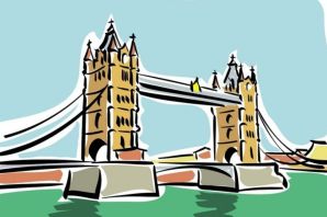 Лондонский мост рисунок