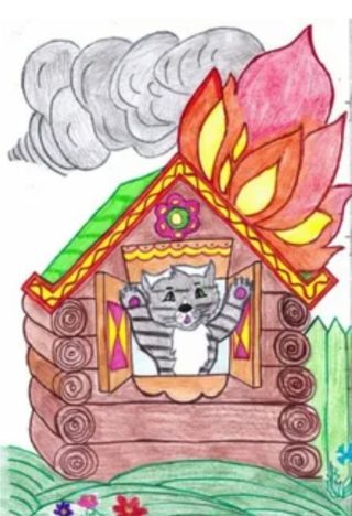 Кошкин дом иллюстрации