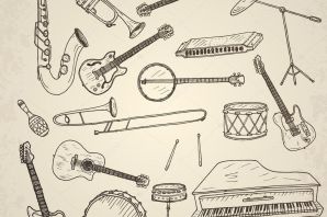 Музыкальные инструменты народов рисунки