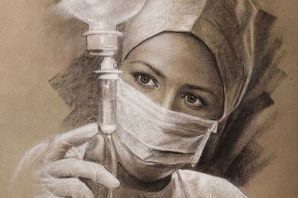 Медицинская сестра рисунок