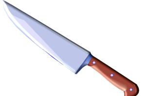 Нож рисунок для детей