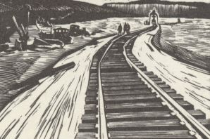 Рисунок к стихотворению железная дорога