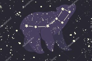 Созвездие малой медведицы рисунок